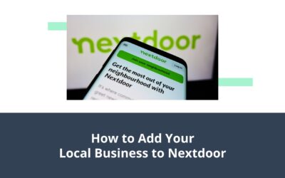 How to Add Your Local Business to Nextdoor