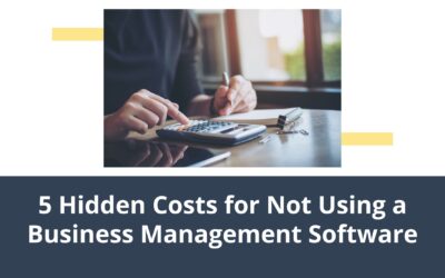 5 Hidden Costs of Not Using Business Management Software
